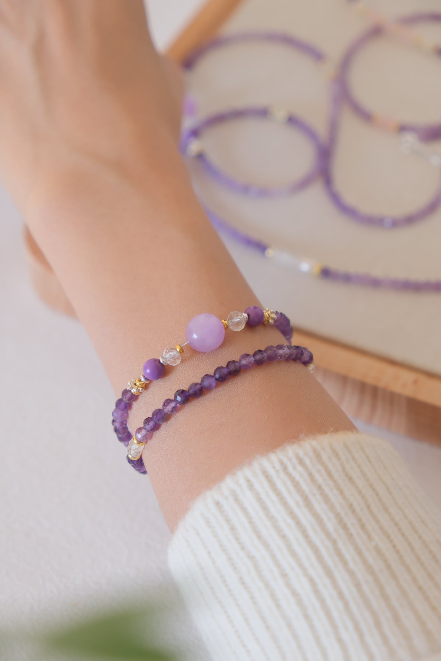 Amethyst Serenity Bracelet – Calm, Clarity &Healing