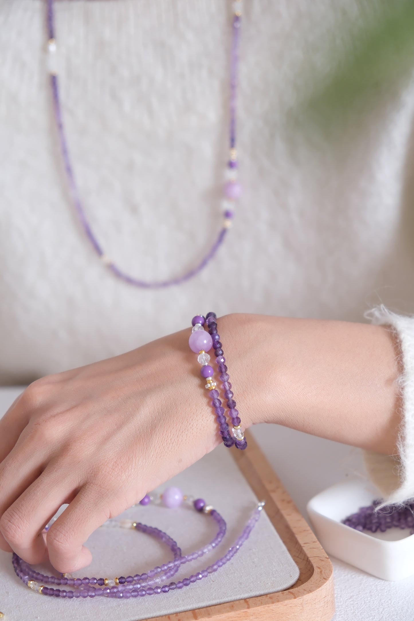 Amethyst Serenity Bracelet – Calm, Clarity &Healing