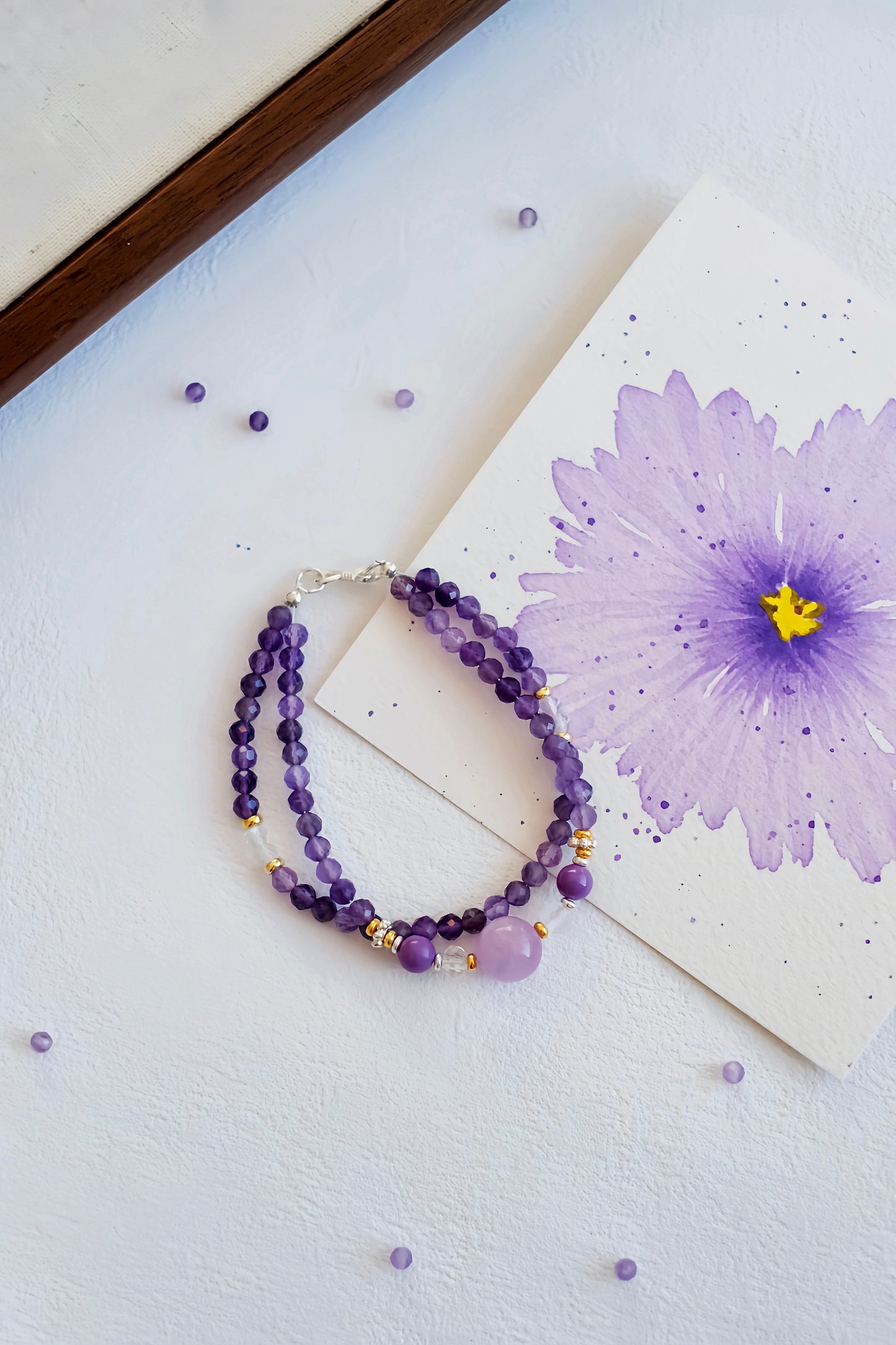 Amethyst Serenity Bracelet – Calm, Clarity &Healing